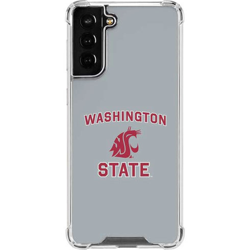 Washington State University Logo Galaxy S21 FE Clear Case
